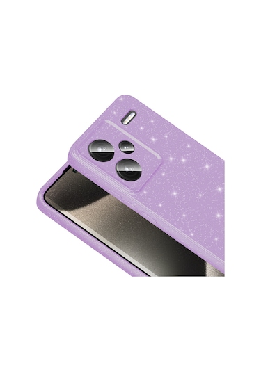 Effox Redmi Note 13 Pro Plus 5g Kılıf Kamera Korumalı Simli Lüks Koton Kapak - Açı AÇIK PEMBE