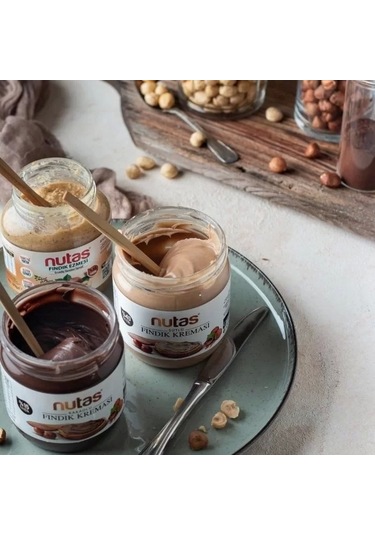 Nutas Kakaolu Fındık Kreması Cam Kavanoz 400 G