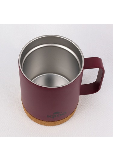 Igloo Cork Mug 350ml-bordo Bordo