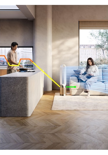 Dyson Purifier Cool Pc2 De-nox Hava Temizleyici Beyaz/ Altın