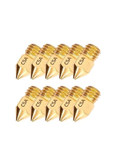 Csa  3D Yazıcı Mk8 Nozzle 0.4 Mm 10 Adet