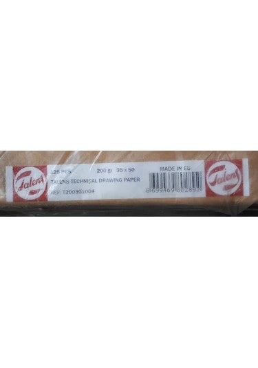 Resim Kağıdı 35 X 50 CM 200G Dokulu Talens 125 Adetli Paket