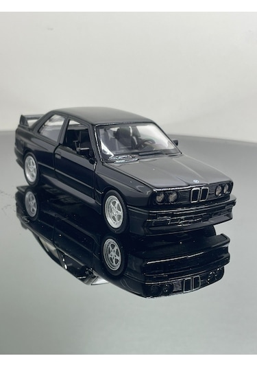 Bmw M3 1:32 Ölçek Metal Çek Bırak Model Araba 12 Cm - Siyah