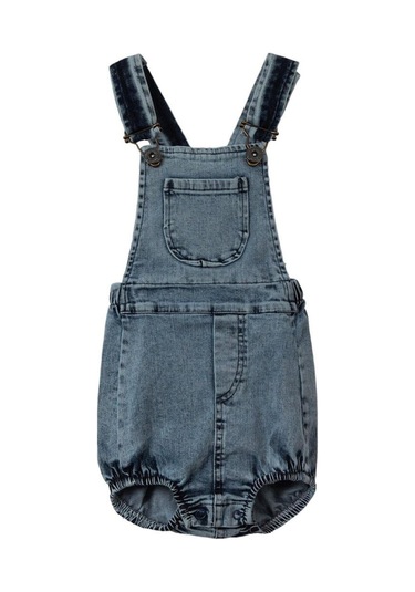 Tshırt Kot Salopet Tulum Takım Mavi