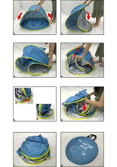 Bebek Havuzlu Plaj Çadırı, 50+ Upf Uv Korumalı Su Geçirmez Çocuk Çadırı Gri Gri