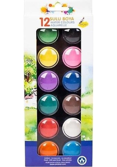 Ark Sulu Boya 12 Renk 1258