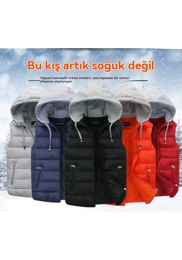 Sonbahar/kış Unisex Kuş Tüyü Dolgulu Yelek Ceket Mavi