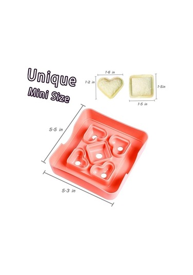 Pembe Öğle Kutusu - Sızdırmaz Sandviçlik, Çocuklara Özel Kesici Pembe