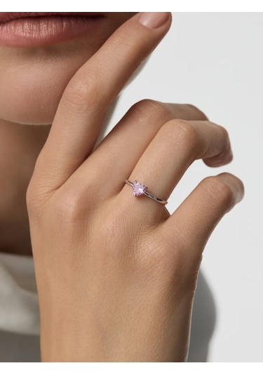 Lepta 925 Ayar Gümüş Pırlantalı Yüzük 460401732 Gri