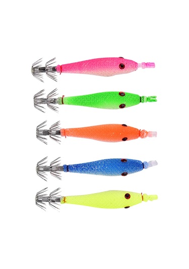 Moveevo Lüminöz Silikon Yemli Okyanus Balıkçığı İğnesi - 9cm 8g İkili Çengel Tasarımı - Gerçekçi Yem Squids İçin