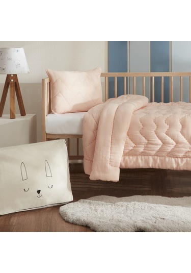 Karaca Home Bebek Arden Yastık Yorgan Seti Pembe