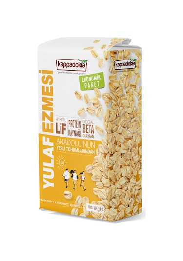 Kappadokia Ekonomik Boy Yulaf Ezmesi 1 KG