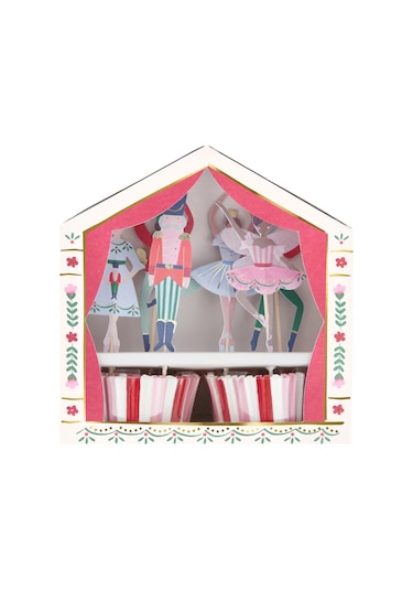 Meri Meri - Nutcracker Cupcake Kiti - 24 Adet