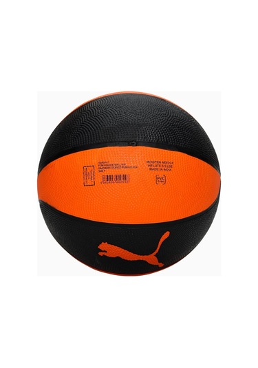 Turuncu-siyah Suni Deri Unisex Basketbol Topu 083620 Basketbol Topu