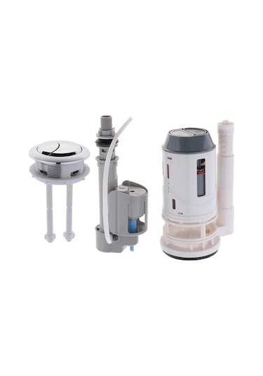 Suntek Tek Parça Uzatılmış Tuvalet Vanası Yüksekliği-24cm