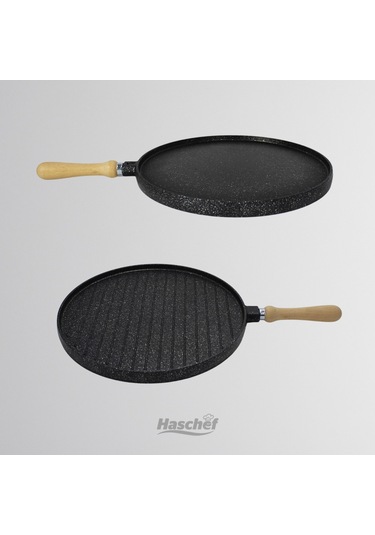 Zümrüt Gözleme Tavası 34 Cm Siyah