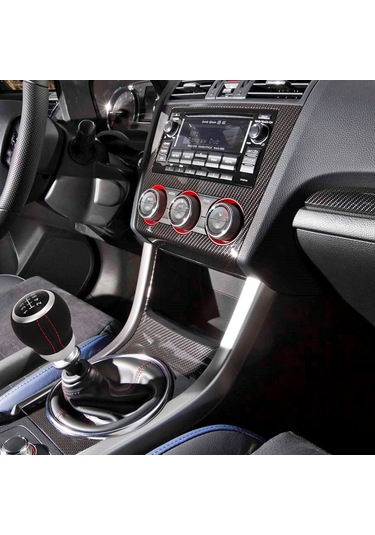 Reedark Subaru Araçları İçin 6 Vites Örgücü Kolu Kapağı - Deri Dokulu Ergonomik Tasarım - Pvc+abs Malzeme - Siyah Kapağı