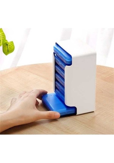 Tongxida Modasına Taşınabilir Mavi Seyahat Sayfa Saklama, Hap Hap Çekmece Ana 4 Fluz, Bosphorus Mavi