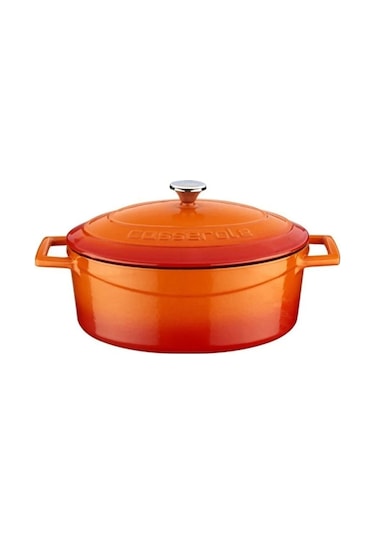 Lava Yuvarlak Tencere Çap 24 CM Folk