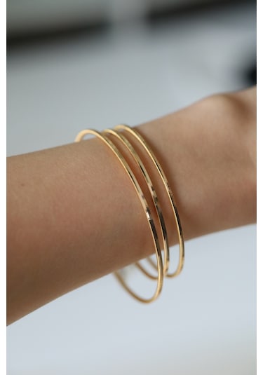 Yenigün Kuyumculuk Üçlü Ajda Altın Bilezik