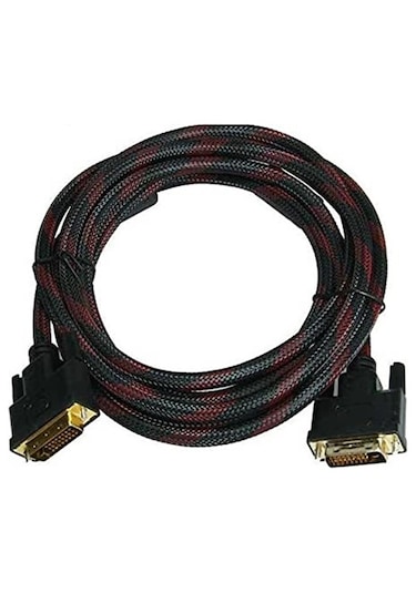 Dvi To Dvi 24+1 Görüntü Monitör Kablosu Pc Notebook 5 Metre