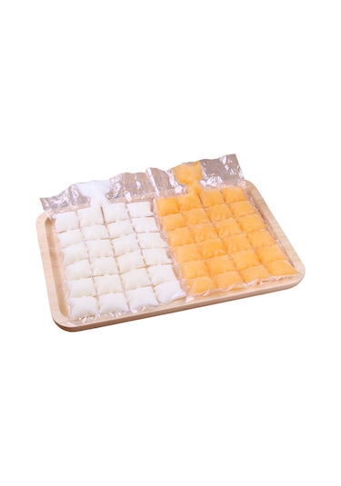 Hombey 24 Hücreli Tek Kullandım Donduruculuk Poşeti, Su Enjekte Edilebilir Otomatik Kapaklı, Mevsimlik Meyve Suyu Ve Buzluk İçin Plastik Kalıp, 10'lu Paket Çok Renkli