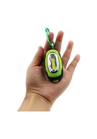 Pazly Taşınabilir Mini Anahtarlık Cep Meşalesi Cob Led 3 Modlu Mavi El Feneri Mavi