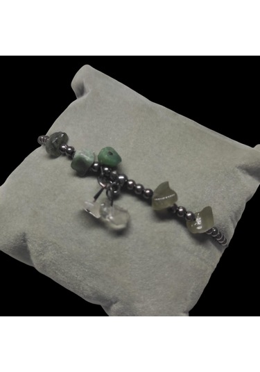 Hint Akik Taşı Halhal Doğal Taş Bileklik Hal Hal Ayarlanabilir İpli Akik Kristalize Kırık Taş Şifalı Halhal Bileklik Çok Renkli