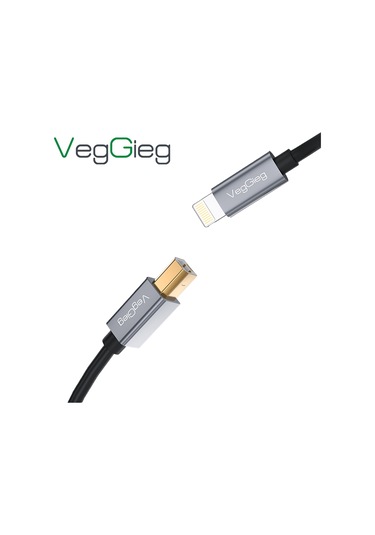 Veggieg Lightning To Mıdı Usb-b İphone İpad Uyumlu Müzik Enstrüman Kablosu