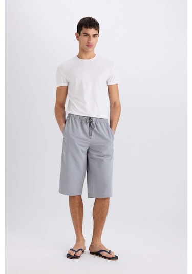 DeFacto Long Fit Uzun Deniz Şortu B7298AX25HSGR265