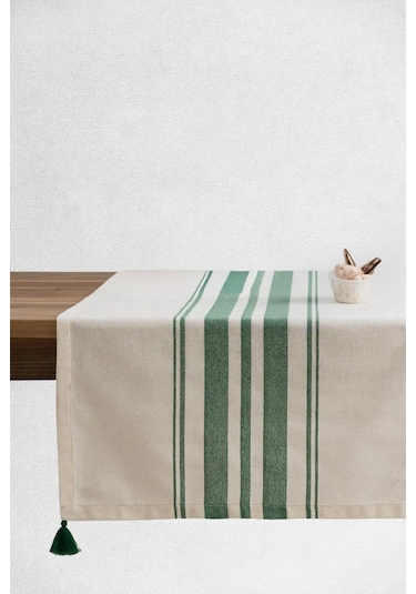 Tereza Runner Yeşil Masa Örtüsü