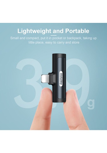 Suofeng Remax Rl-la04i Beyaz Çift Lightning Portlu Ses Adaptörü: Hızlı Şarj + Müzik Dinleme, Düşük Gecikmeli Sesli Arama, T-şekilli Tasarım