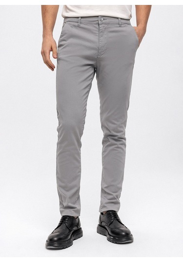 Back And Bond Normal Bel Normal Paça Slim Fit Taş Erkek Pantolon B33w32005 Taş