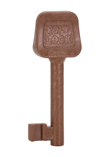 Poly-plastik İç Kapı Kilidi kahve