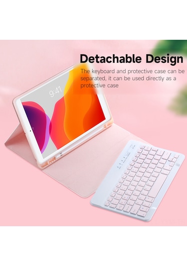 Geeksen İpad Mini6 İçin Çıkarılabilir Bluetooth Klavye Kılıfı - Taşınabilir, Kalem Yuvası Ve Uzun Pil Ömrü