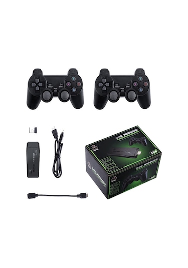 Beboncool 10000+ Oyunlu Çift Kablosuz Kol HDMI 4K Oyun Konsolu