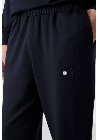 Tommy Life Lacivert Casual O Yaka Jogger Erkek Oversize Eşofman Takımı - 85120 Lacivert