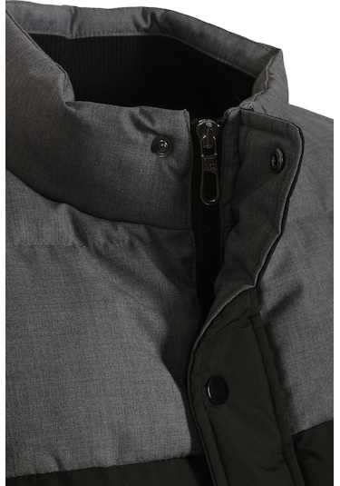 Erkek Slim Fit Siyah Rüzgar Ve Su Itici Termo Iç Astarlı Nefes Alabilen Yelek Ncs Jeans 4514-Siyah