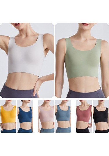 Skycity Kadınlar İçin Çift Yönlü Spor Sütyeni - Rahat Ve Destekleyici Yoga Atleti Açık Pembe Ve Mavi