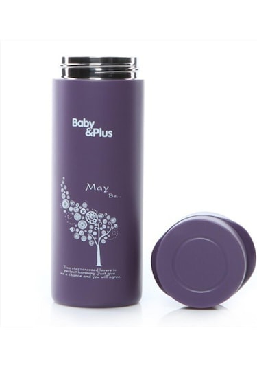 Baby Plus Paslanmaz Çelik Mama Termosu 350 Ml Mor Byp-Sh4060P