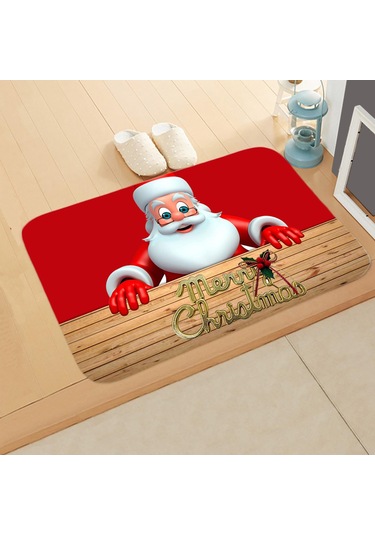 Suntek Yılbaşı Banyo Zemin Mat S-harfi-ile-noel-baba S Harfi İle Noel Baba