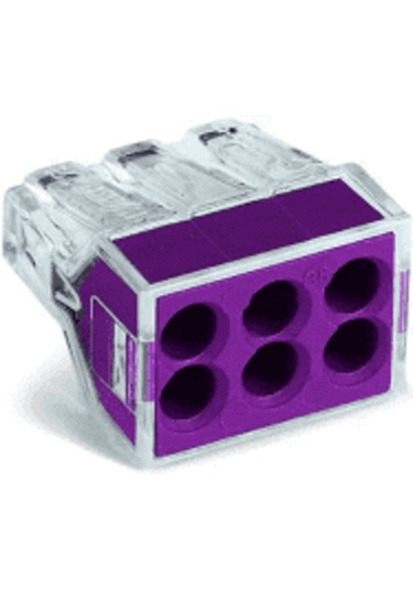 Wago 6'lı 2,5 Mm Buat Klemensi 50 Adet