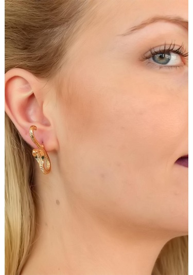 Yılan Tasarım Bayan Küpe Çok Renkli