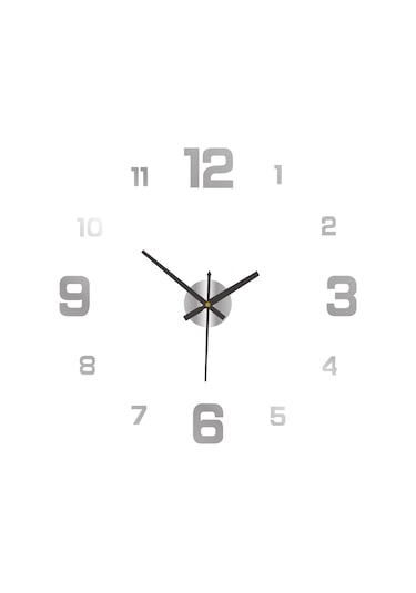 Teltree Gece Parlayan Dıy Duvar Saati - 80-130cm Akrilik Dekoratif Saat Renkli