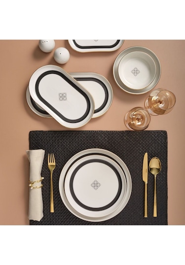 Güral Porselen Bilbao 30 Parça 6 Kişilik Yemek Takımı 6598