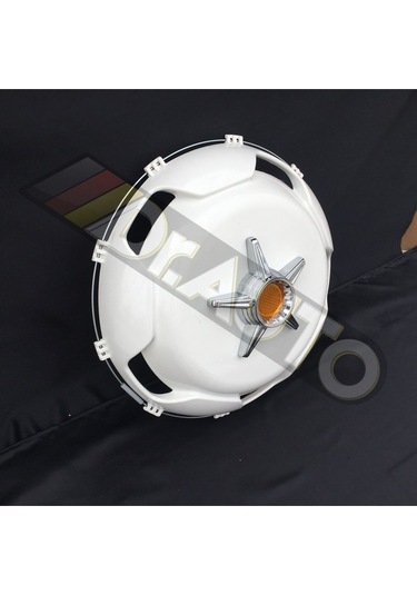 22.5 İnç Düz Model Sarı Fırfırlı Jant Kapağı 4'lü Takım