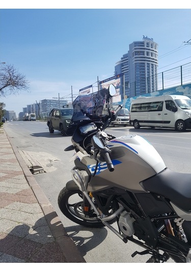 2017-20 Bmw 310Gs Uzun Ön Cam Koyu Füme Zeus 48cm 4mm G310Gs