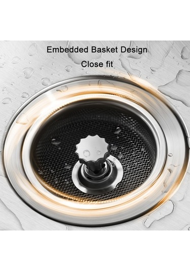 Moly Mtk Lavabo Tıkanma Önleyici Paslanmaz Çelik Filtre Sapı Çap 90mm Krom