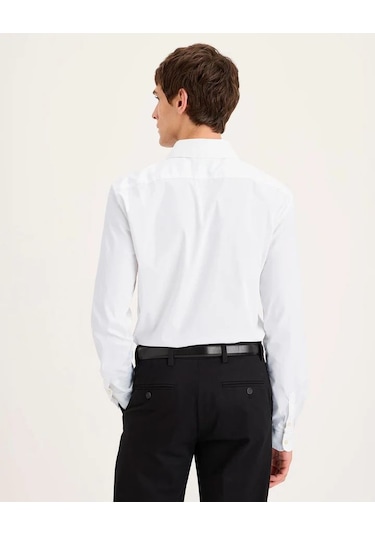 Dockers Workday Ls Shırt Slım Lucent Whıte Erkek Yeşil Gömlek - 0030r Dockers Workday Ls Shırt Slım Lucent Whıte Erkek Yeşil Gömlek - 0030r