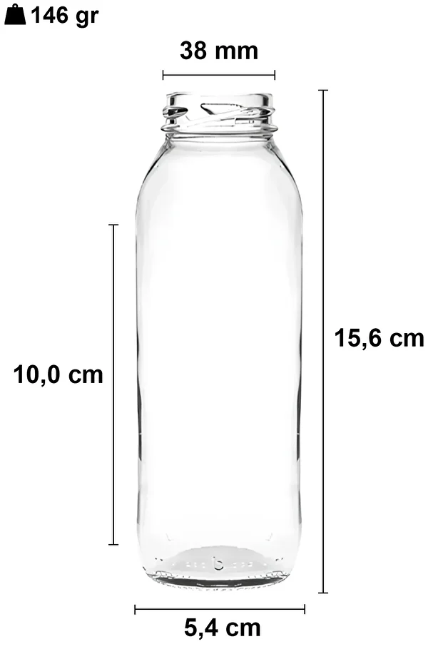 6 Adet 250 Ml Beslenme Şeffaf Meyve Suyu, Meşrubat, Limonata Şişesi Metal Kapaklı 250 Cc Şişe Gold